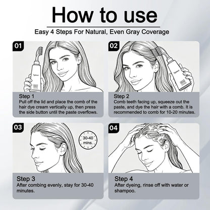 NNQ Hair Dye Cream Comb