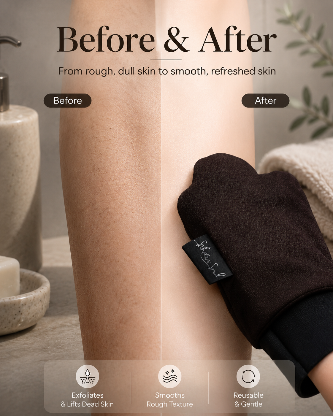 Reusabel Exfoliating Gloves
