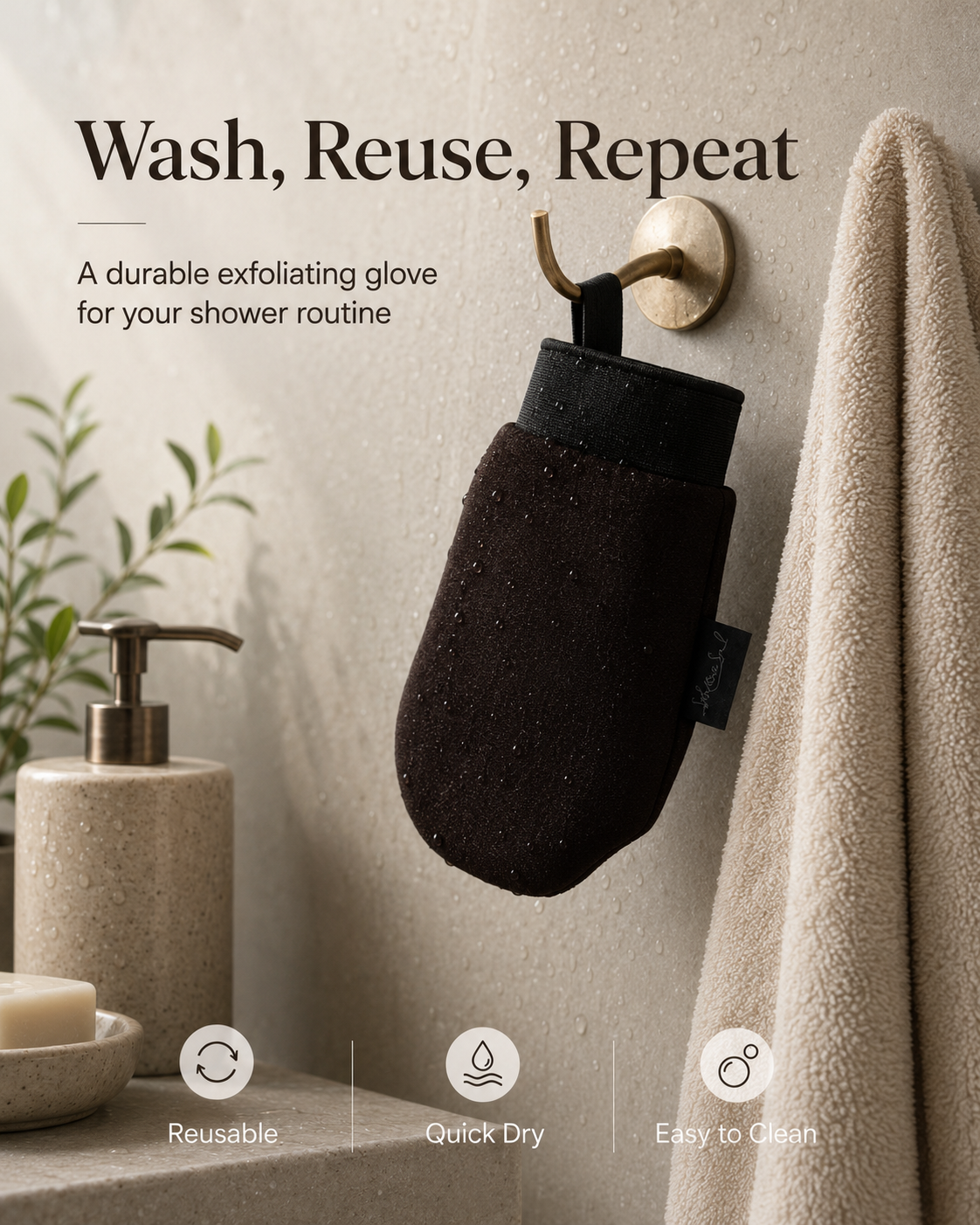 Reusabel Exfoliating Gloves