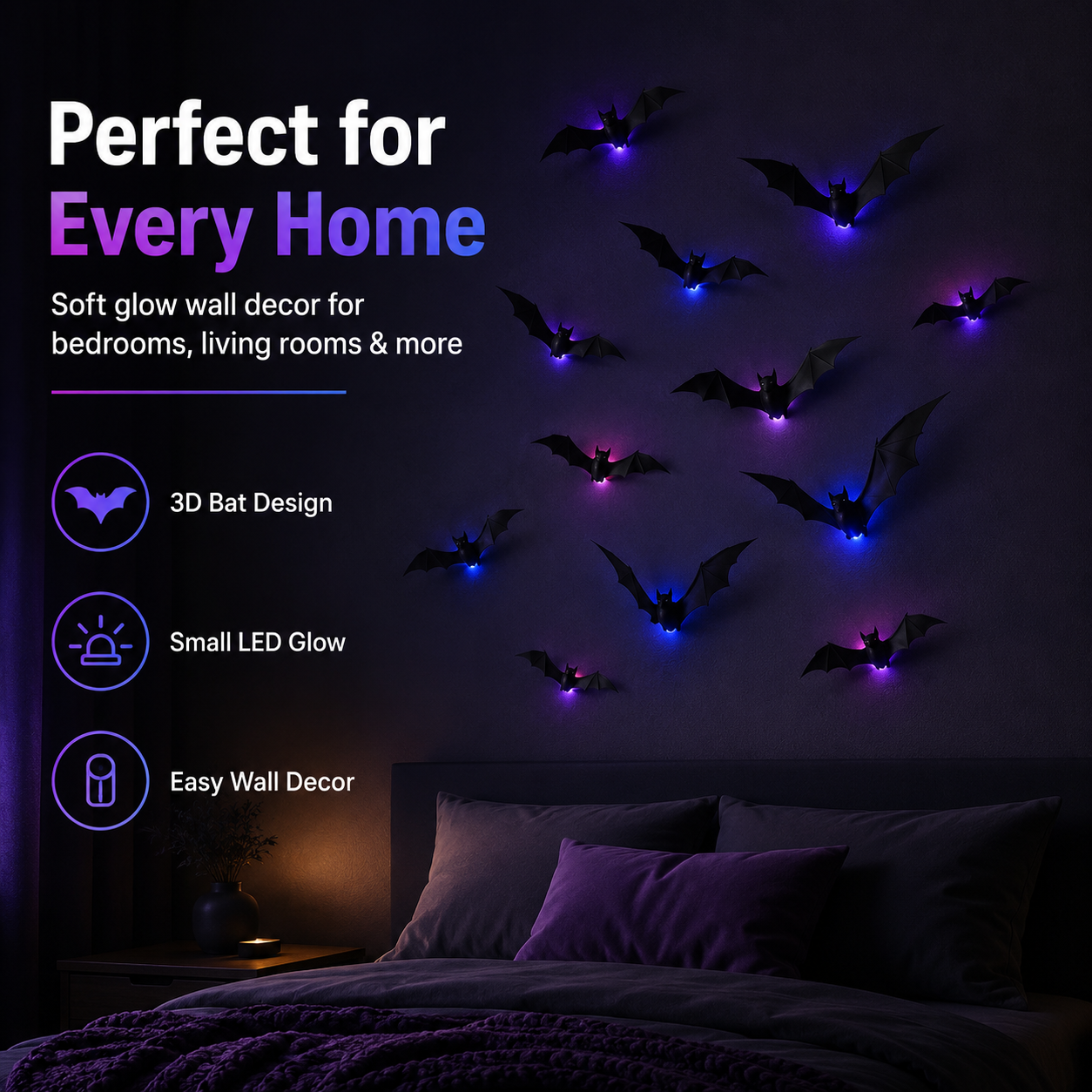 Led Glowing Bat Light