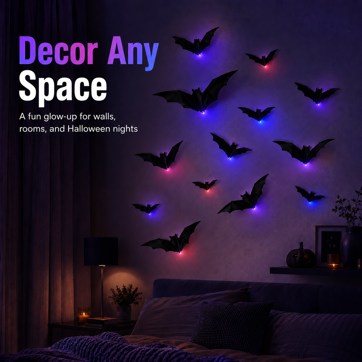 Led Glowing Bat Light