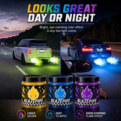 🌈 Colorful Exhaust Flame Paste