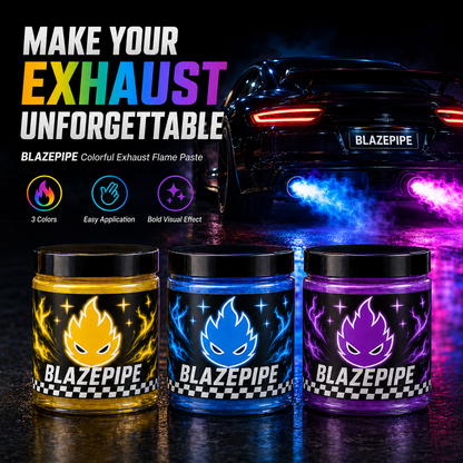 🌈 Colorful Exhaust Flame Paste