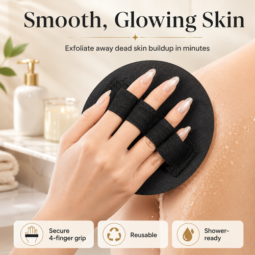 4-in-1 Exfoliating Scrubber Set | Reveal Silky Smooth Skin In Every Shower