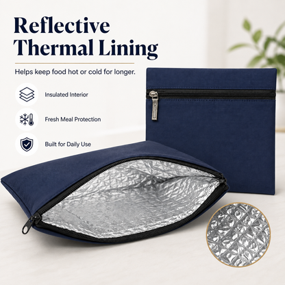 Portable Insulated Lunch Pouch for Tiffin Box