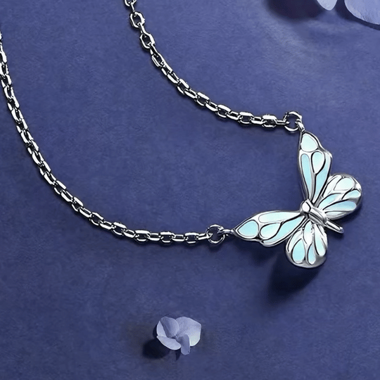 Imperial Butterfly Premium Glow Necklace