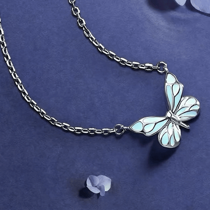 Imperial Butterfly Premium Glow Necklace