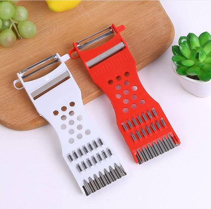 5 in 1 Multifunctional Vegetable Slicer Shredder Chopper Peeler Shredding Kitchen Knife